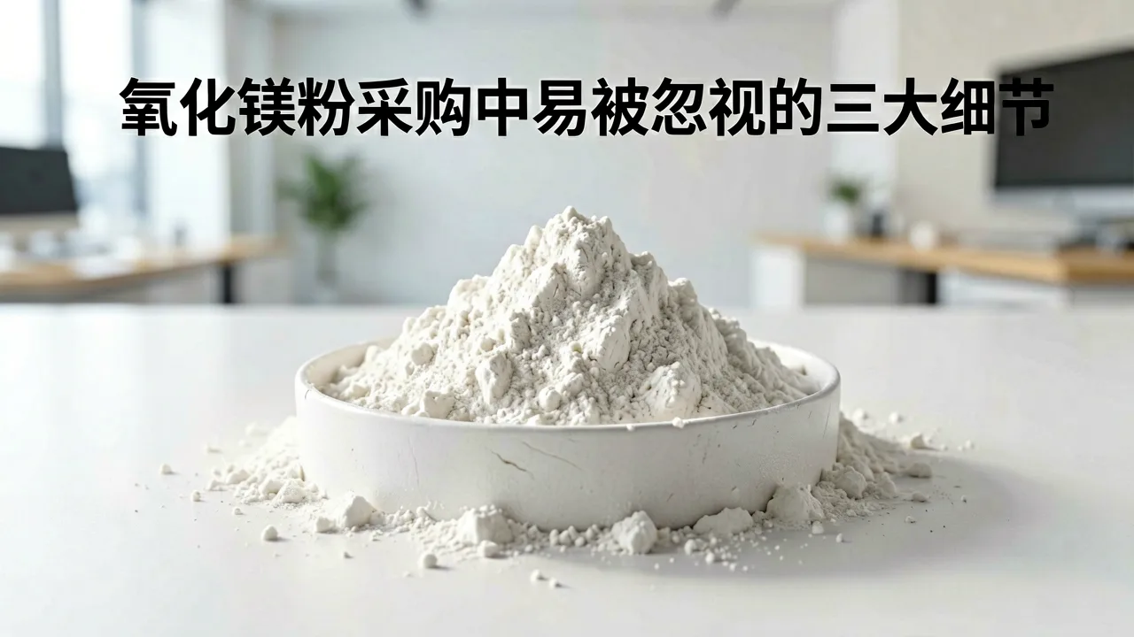 氧化镁粉采购中易被忽视的三大细节